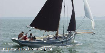 Sailing Smack, Wooden Gaff Cutter, ex fishing vessel.