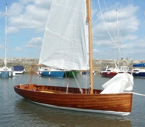 traditional - Bantham C-Class sailing dinghy.