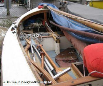 Westray 16ft Sailing dinghy, Gaff rig. Paul Fisher design, made by PJS Boats