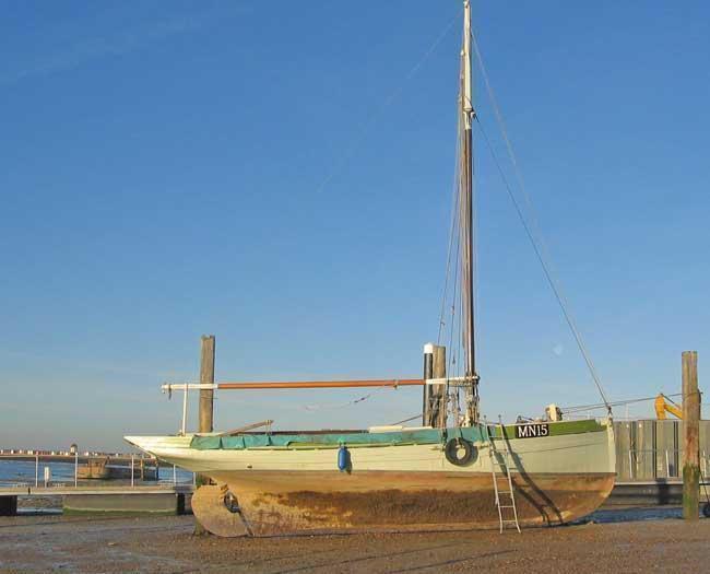 Maldon Oyster Smack Gaff Cutter, River Colne, Essex