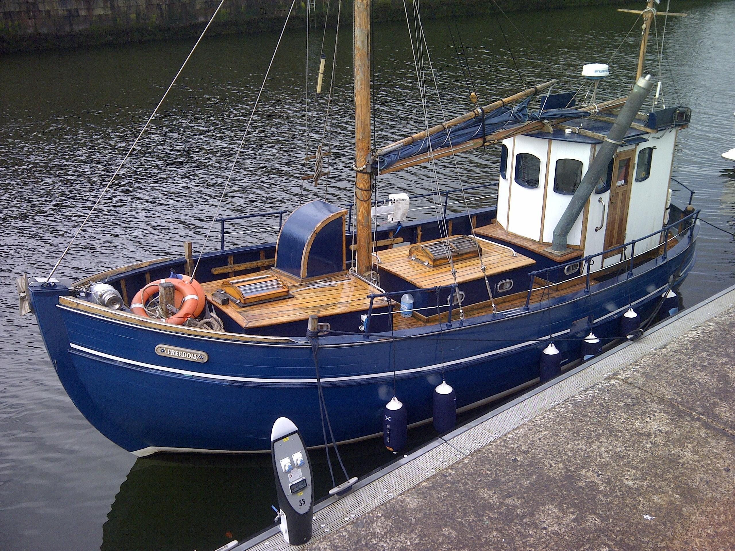 Converted Danish Fishing Boat Pocket Sein Netter, Inverclyde