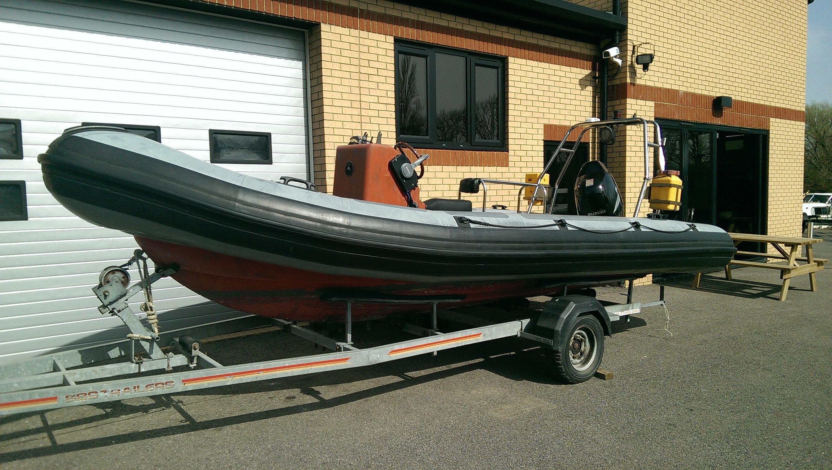 Tornado Viking 580 Rib, River Thames, Shepperton
