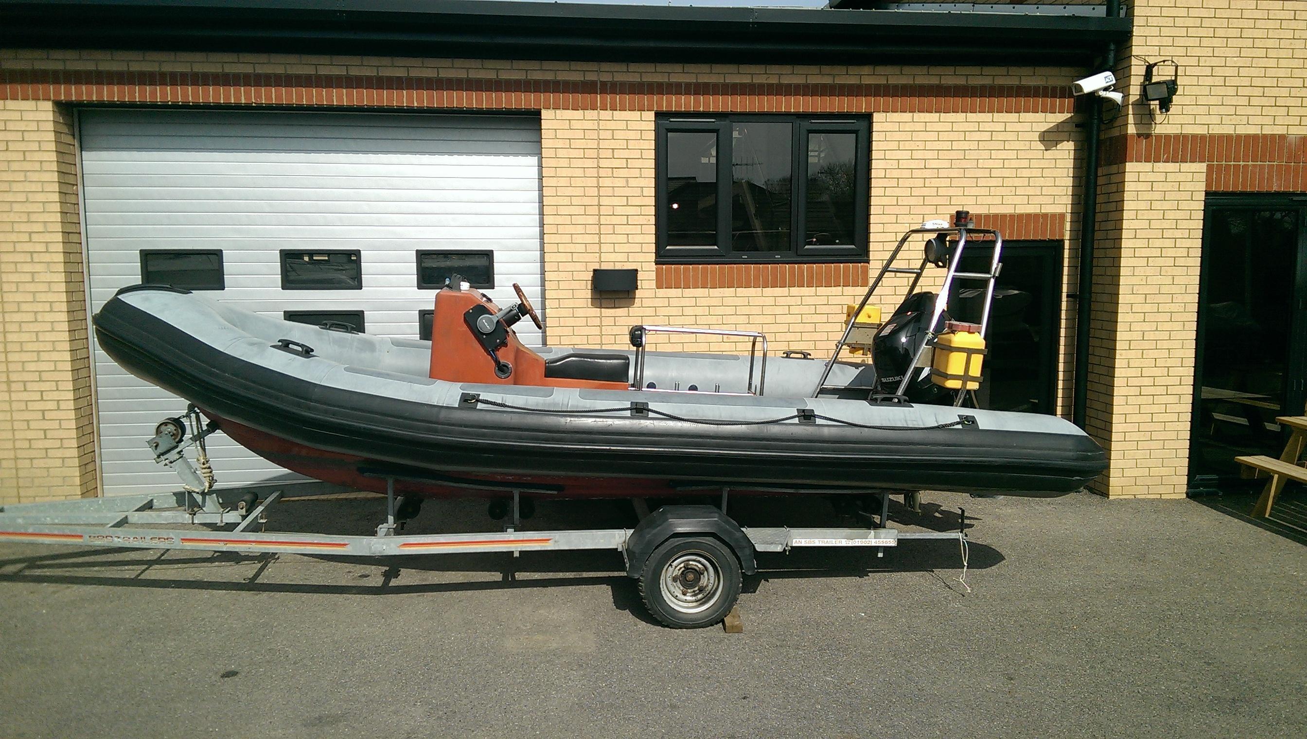 Tornado Viking 580 Rib, River Thames, Shepperton