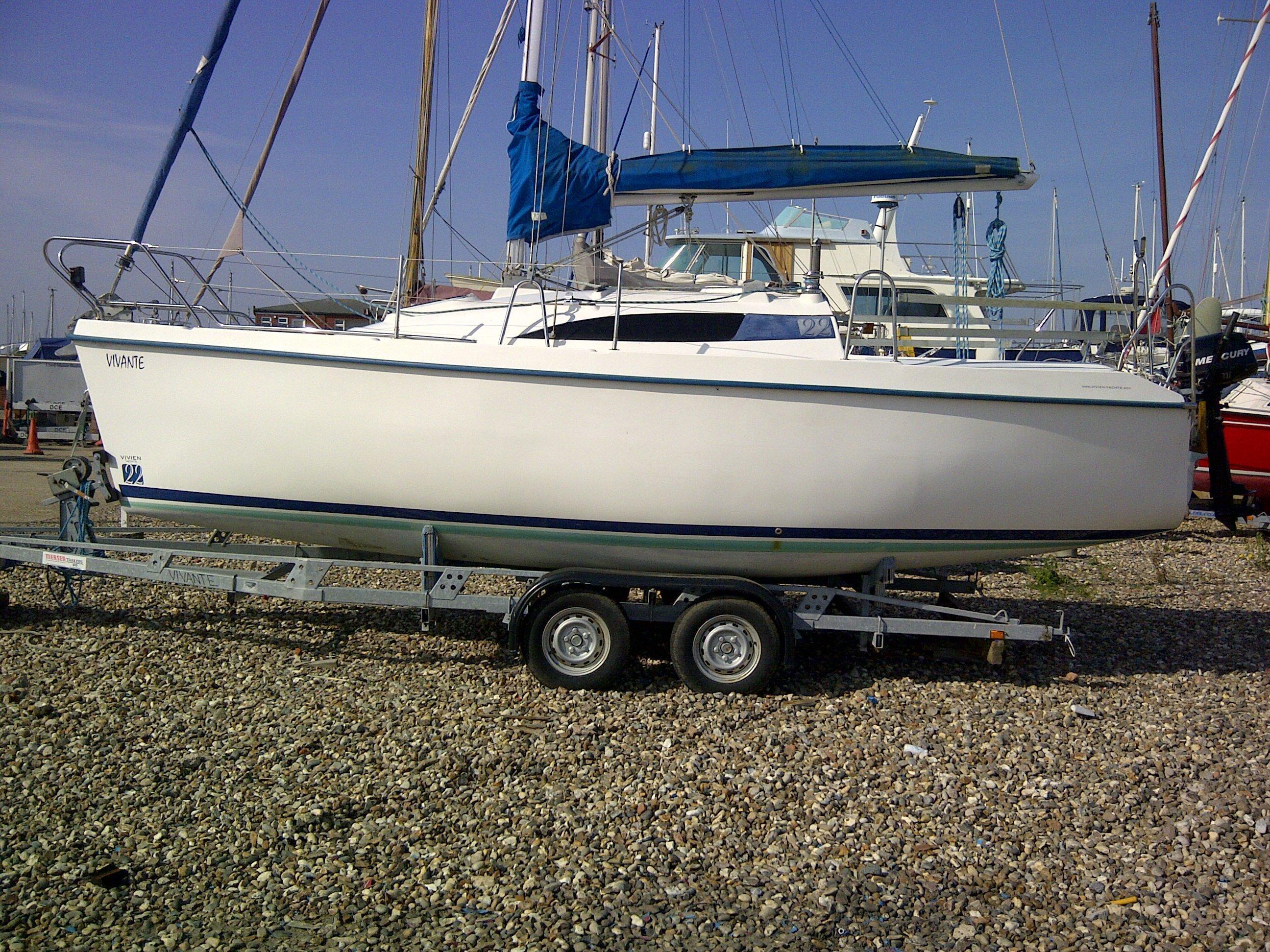 Vivien 22 Lift keel yacht, Titchmarsh Marina, Essex